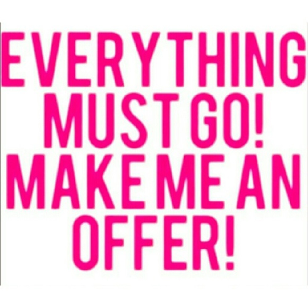 MAKE AN OFFER!!! CLEAN MY CLOSET OUT!!!!